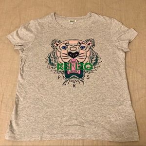 Kenzo Women Classic Tiger Tee Gray